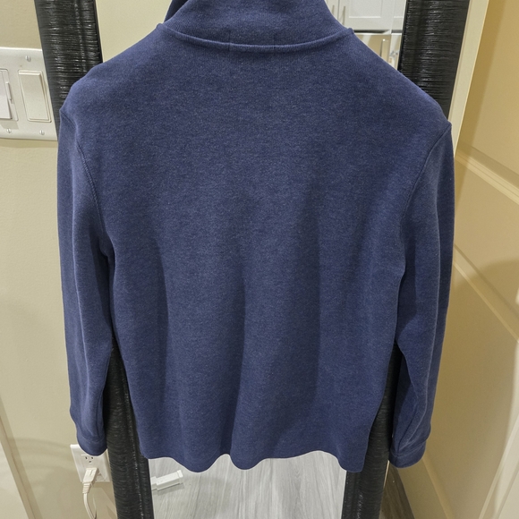 Ralph Lauren Men's Navy Zip-Up Sweater - Picture 3 of 3